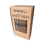 Camel Tartan Wheat Wrap In Gift Box